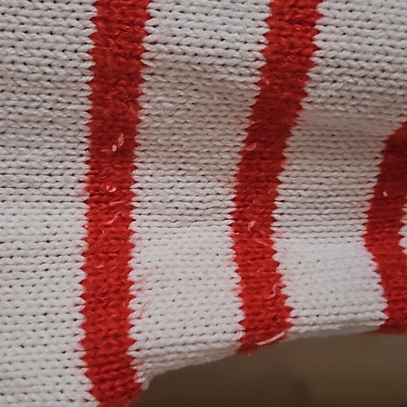 Red striped sweater loft - Picture 3 of 6